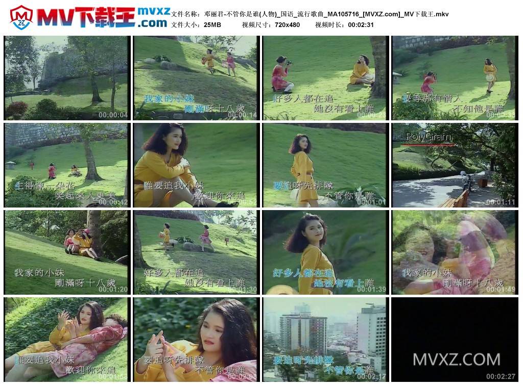 邓丽君-不管你是谁(人物)_国语_流行歌曲_MA105716